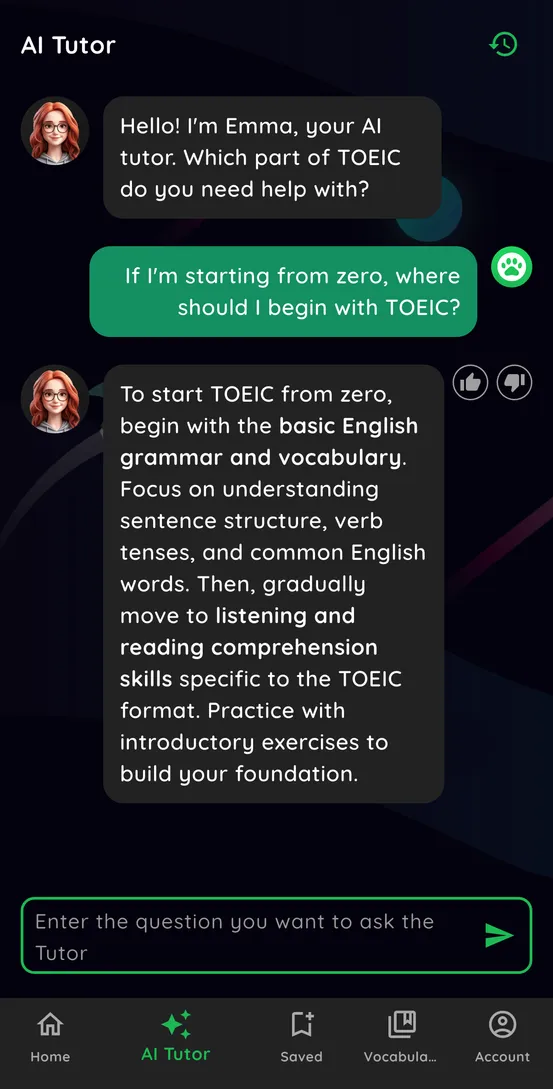 Feature 5 of toeic
