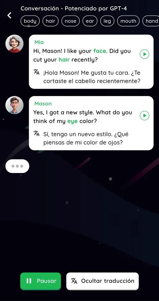 Feature 6 of english