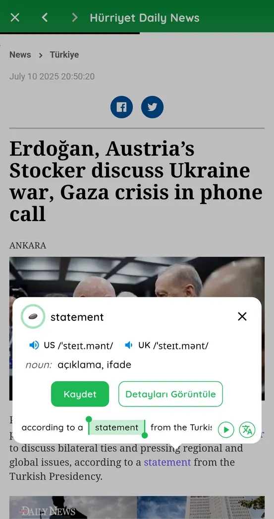 Feature 7 of english